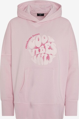 Oklahoma Jeans Sweatshirt in Pink: predná strana