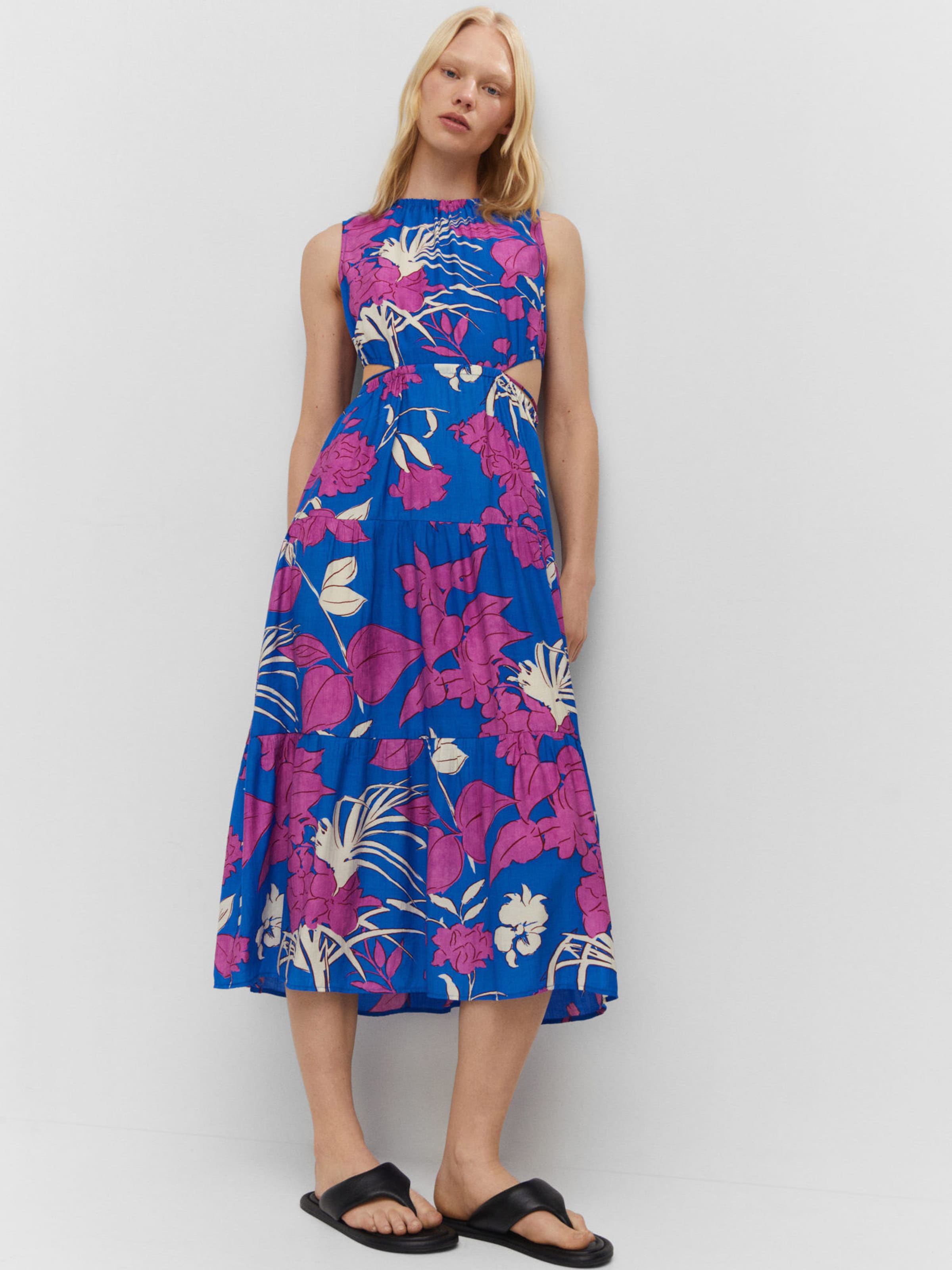 Robe Nuti MANGO en Bleu Roi ABOUT YOU