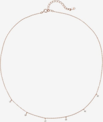 Hey Happiness - Cadena 'Petite Sparkle' en oro: frente