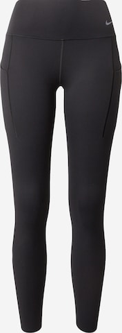 NIKE Normalny krój Spodnie sportowe 'UNIVERSA' w kolorze czarny: przód