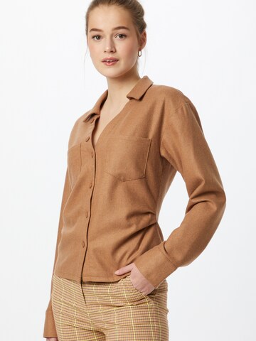 NA-KD Bluse in Beige: predná strana