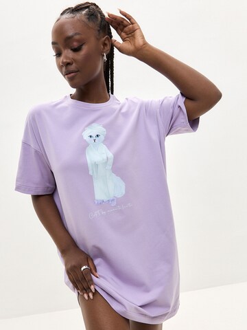 Chemise de nuit CAT by Maniita Lacitta en violet