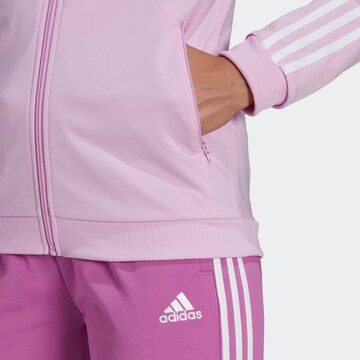 ADIDAS SPORTSWEAR - Fato de treino 'Essentials 3-Stripes' em roxo