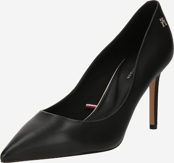 TOMMY HILFIGER - Zapatos con plataforma 'Essential' en negro: frente
