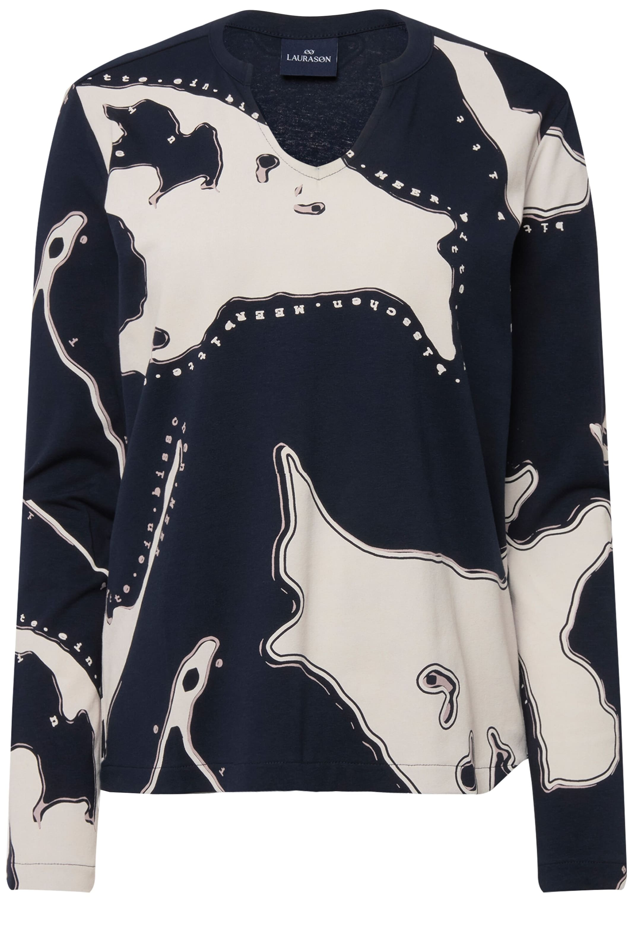 LAURASØN Shirt in Blue: front