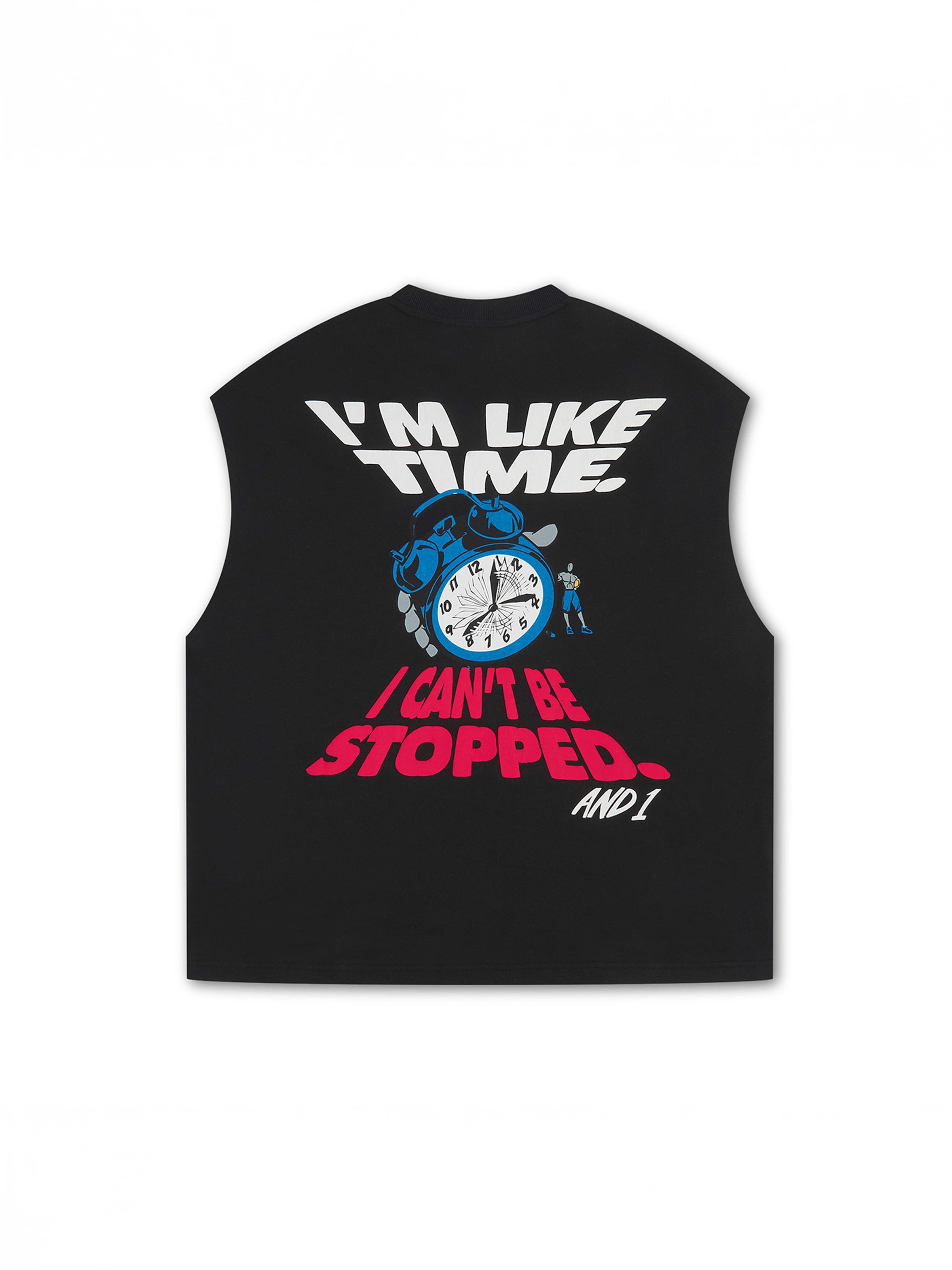 AND1 Collegepaita 'Timeout' värissä musta