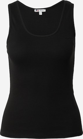 Pepe Jeans - Top 'CARRIE' en negro: frente