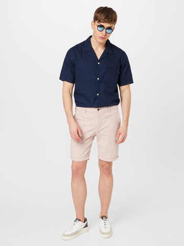 JACK & JONES regular Παντελόνι τσίνο 'Fury' σε ροζ