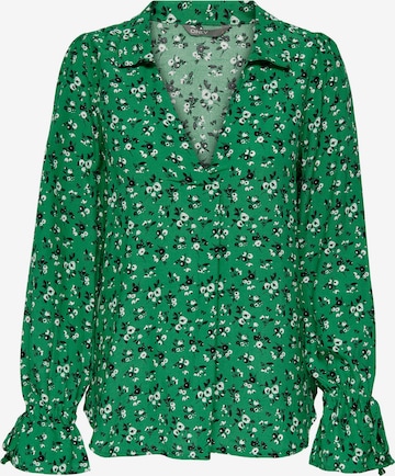 ONLY - Blusa 'Serena' en verde: frente