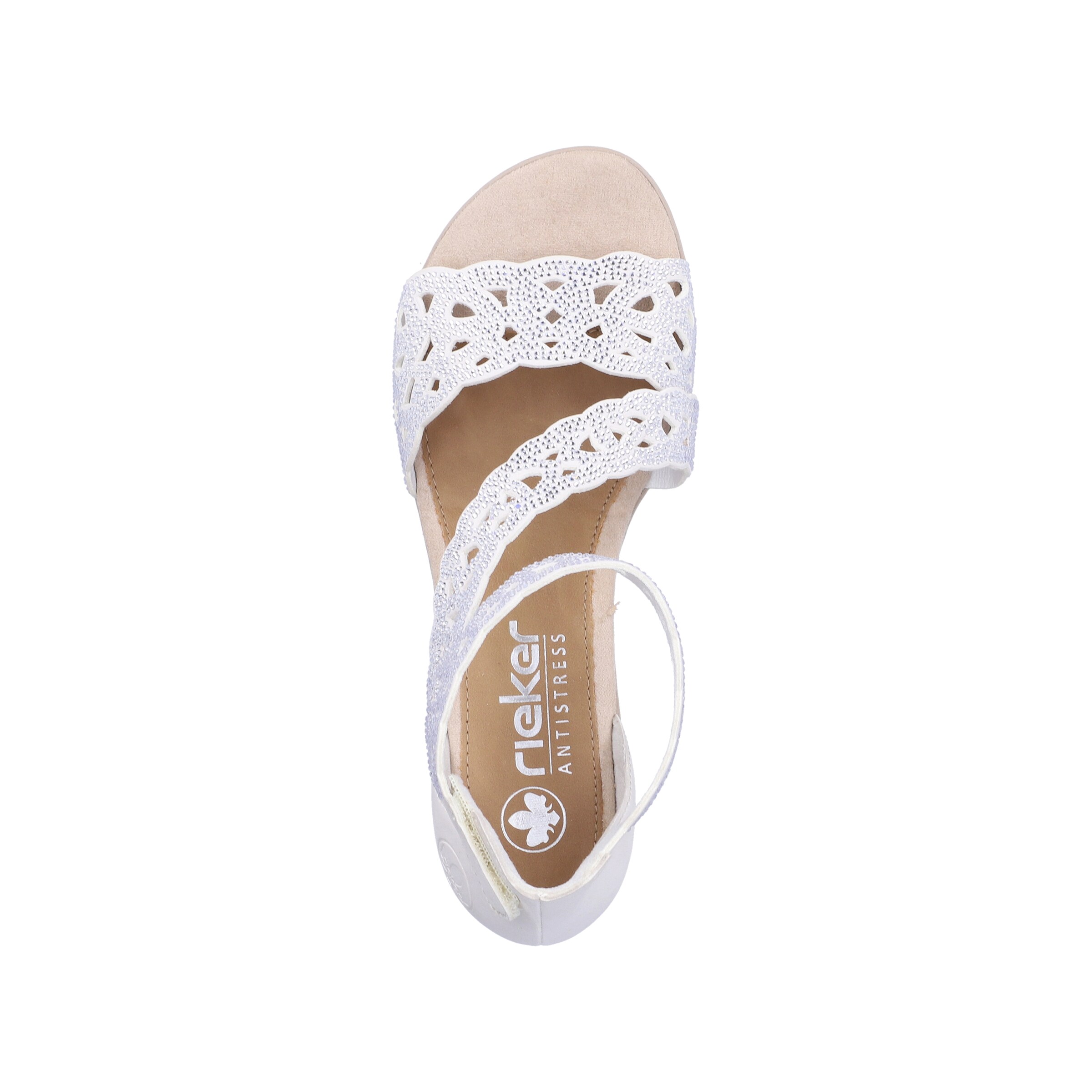 Rieker Strap Sandals in White