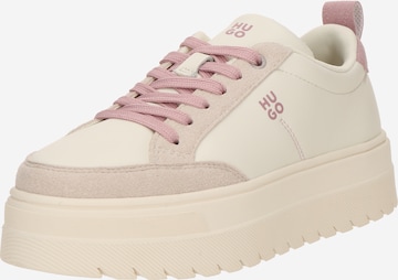 HUGO Ниски маратонки 'Lyssa_Tenn' в розово: отпред