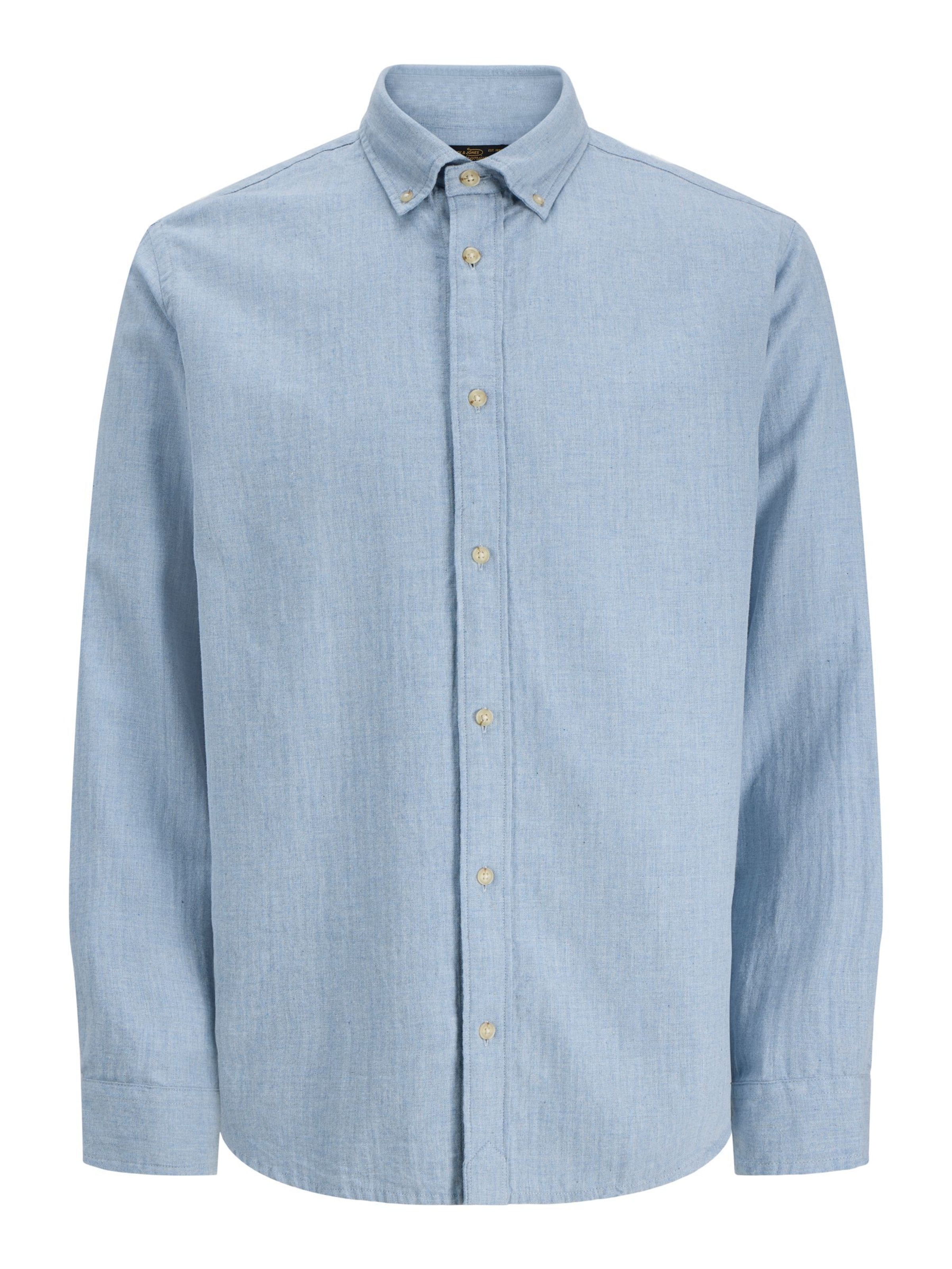 JACK & JONES Chemise en L en bleu, Vue avec produit