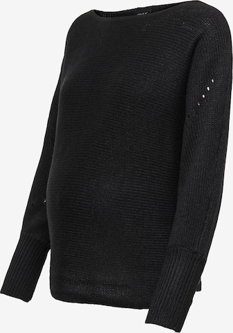 Only Maternity - Jersey 'OLMNICOYA' en negro: frente