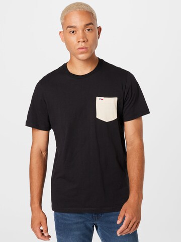 Tommy Jeans Shirt in Black: front