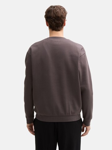 TOM TAILOR DENIM Sweatshirt in Bruin