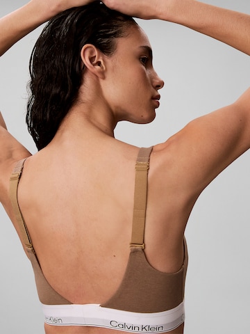Bustieră Sutien de la Calvin Klein Underwear pe maro