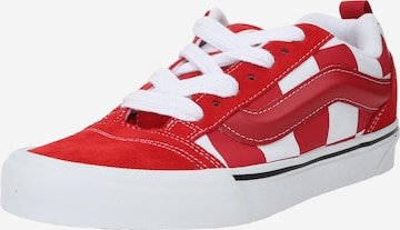 Sneaker low 'Knu Skool' de la VANS pe roșu: față