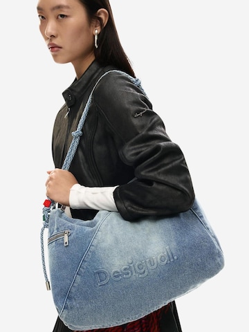 Desigual - Bolso de hombro 'BAG_HALF LOGO L 26SAXD27' en azul