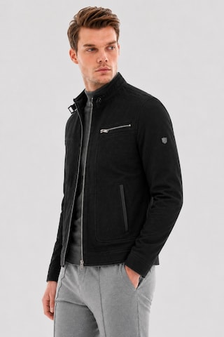 PIERRE CARDIN Freizeitjacke in Schwarz