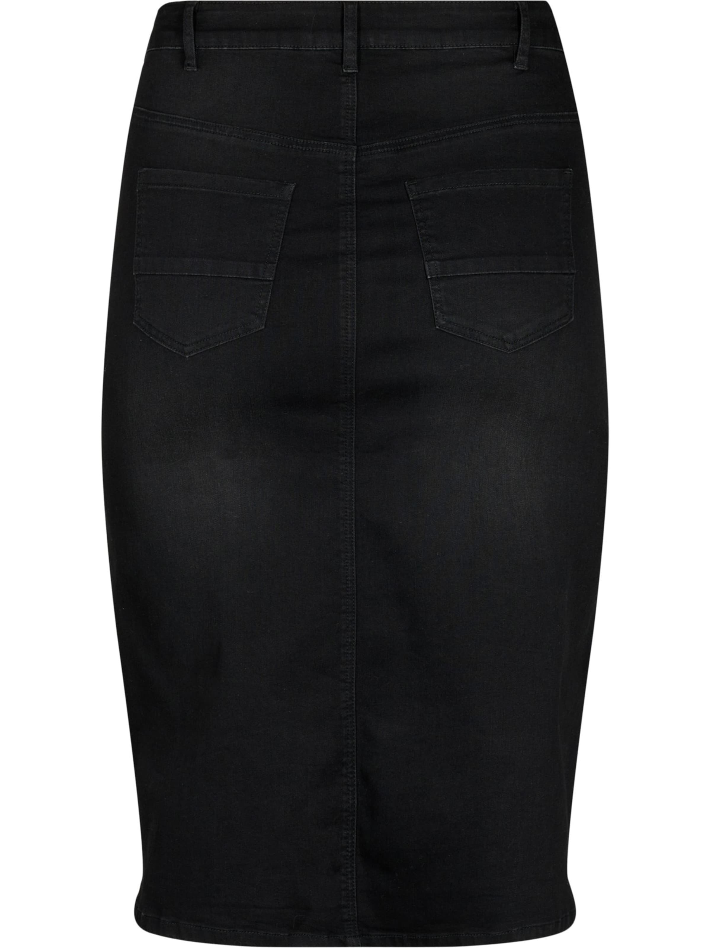 Zizzi Sukně 'Maya' – černá