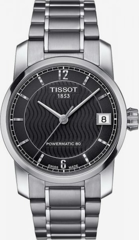 Tissot Analog Watch 'T-CLASSIC TITANIUM POWERMATIC 80' in Silver: front