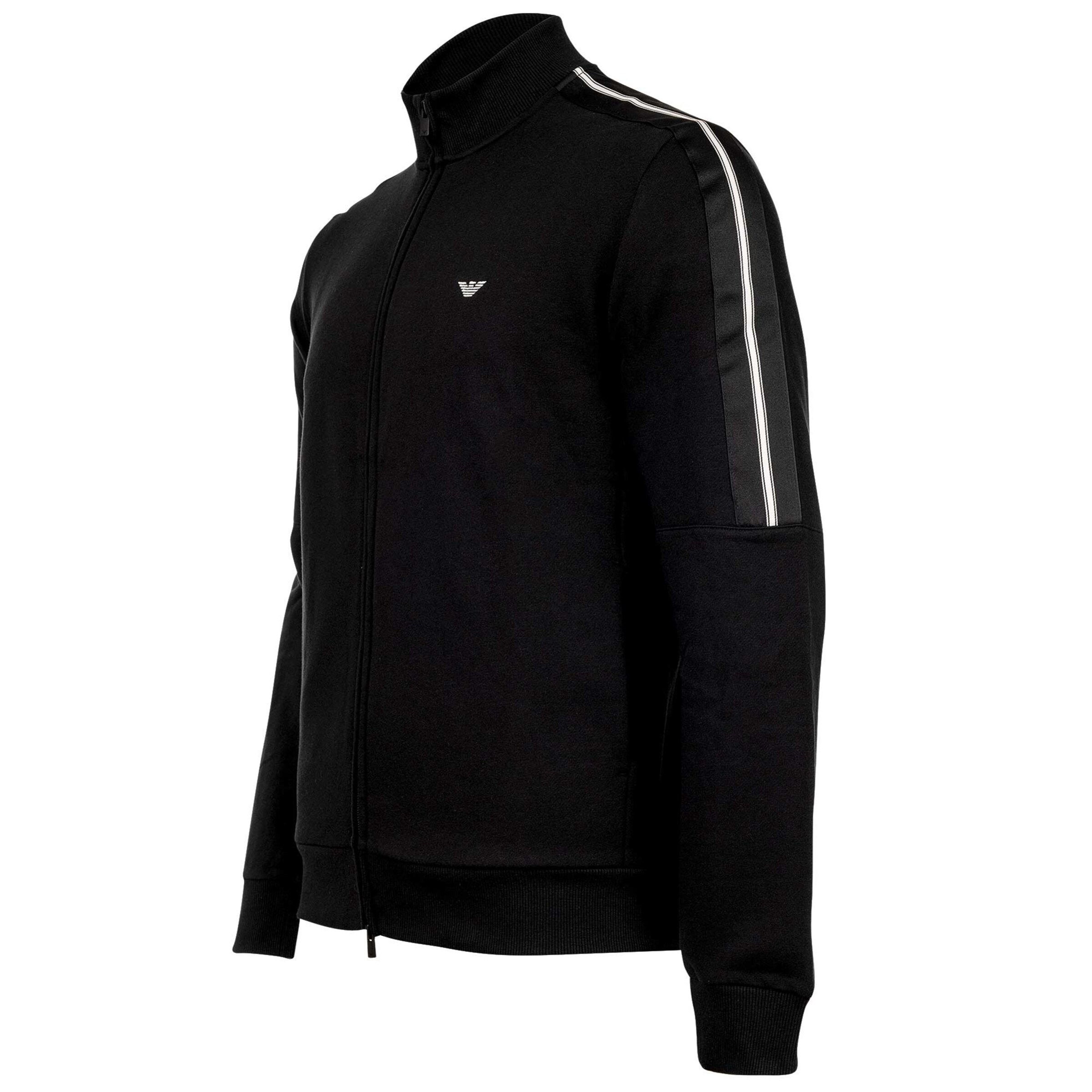 Emporio Armani Sweatjacke in Schwarz