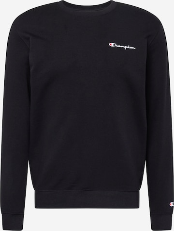 Champion Authentic Athletic Apparel Sweatshirt in Black: front