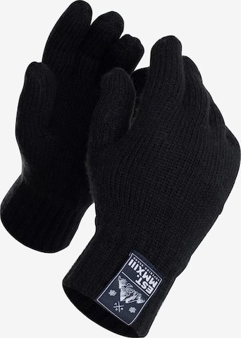 Manufaktur13 Full Finger Gloves 'Rough' in Black: front