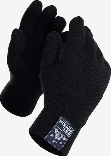 Manufaktur13 Fingerhandschuhe 'Rough' in schwarz, Produktansicht