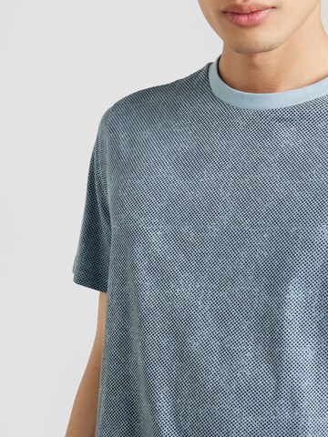 QS T-Shirt in Blau