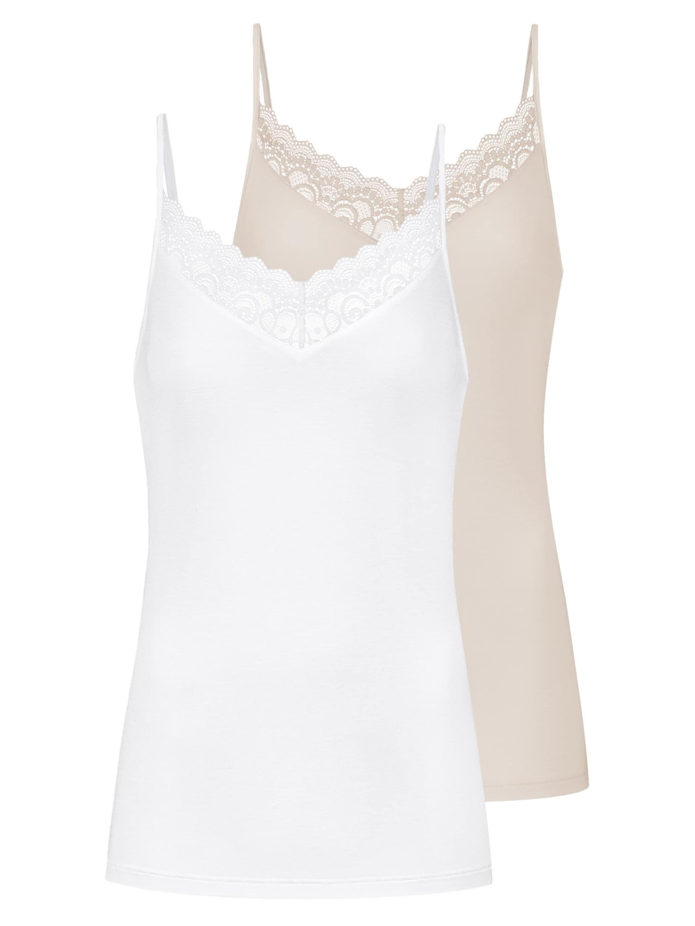 Mey Undershirt 'Amour' in Beige: front