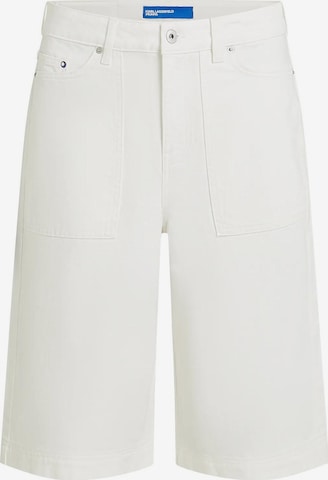 balta KARL LAGERFELD JEANS Laisvas Džinsai: priekis