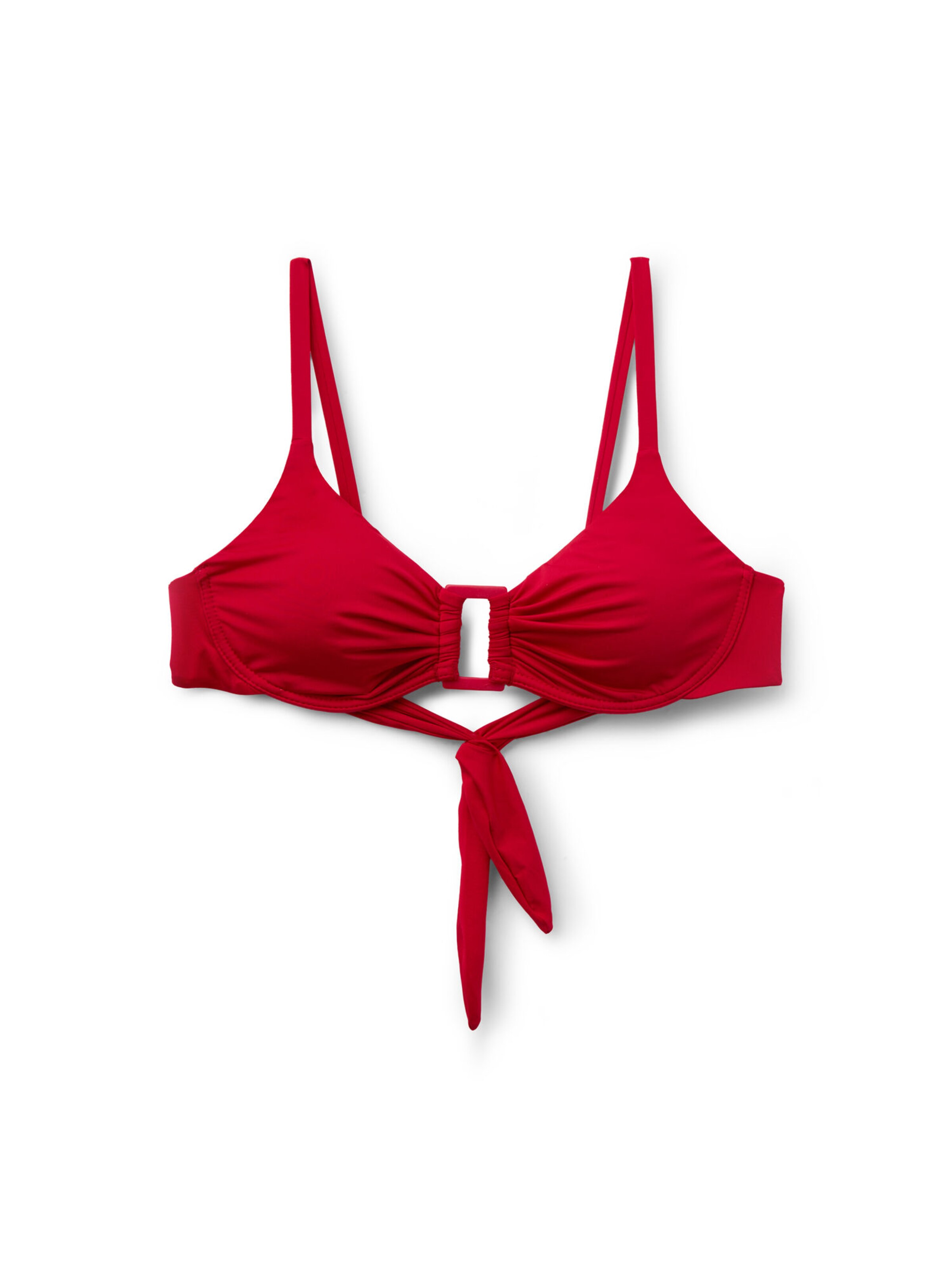 Tezenis T-shirt Bikini Top 'Timeless Look' in Red: front