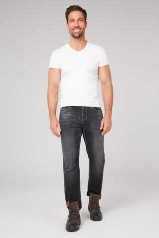 CAMP DAVID Regular Jeans 'BR:AD' in Black