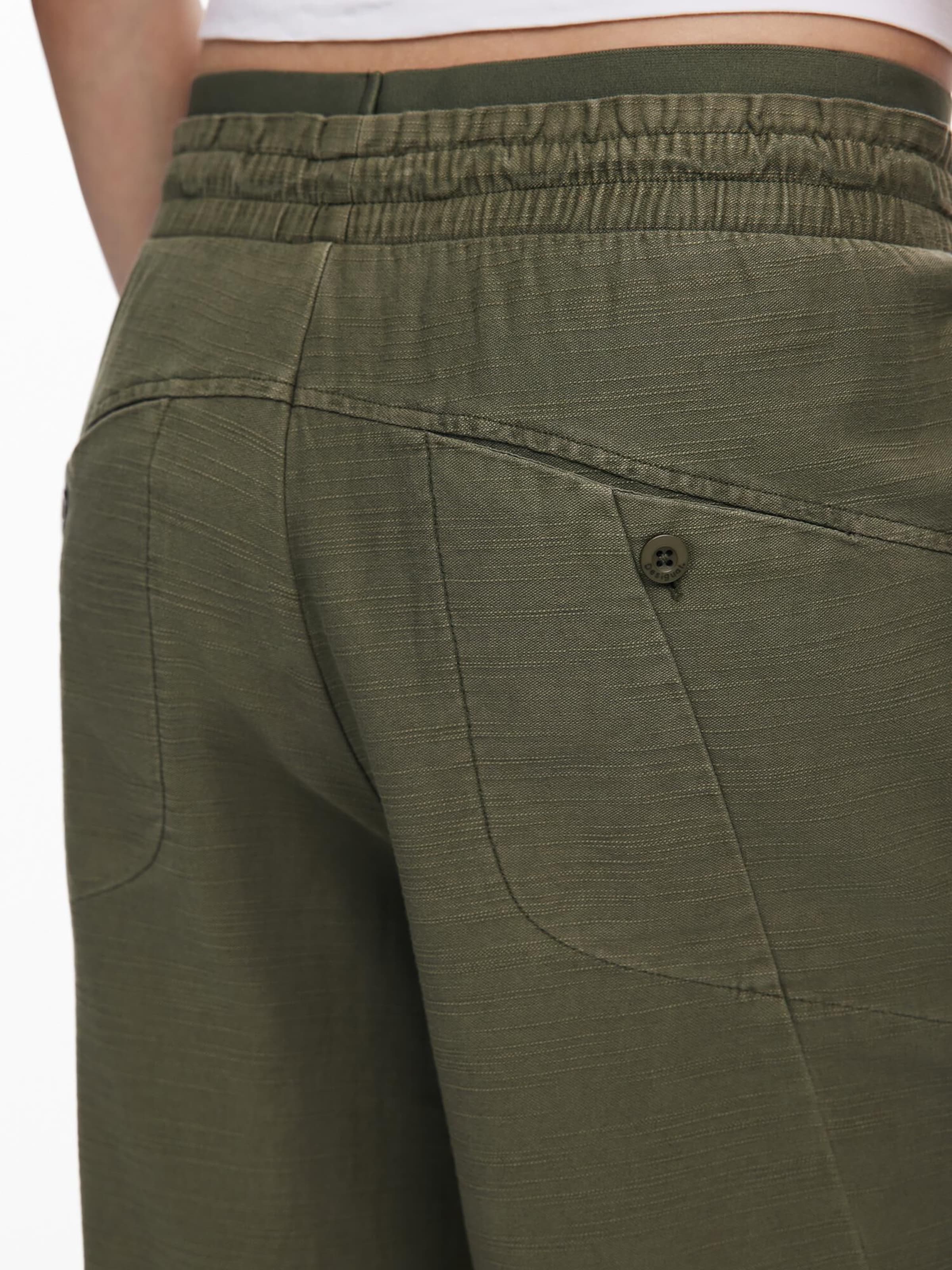 Desigual Loosefit Housut värissä vihreä