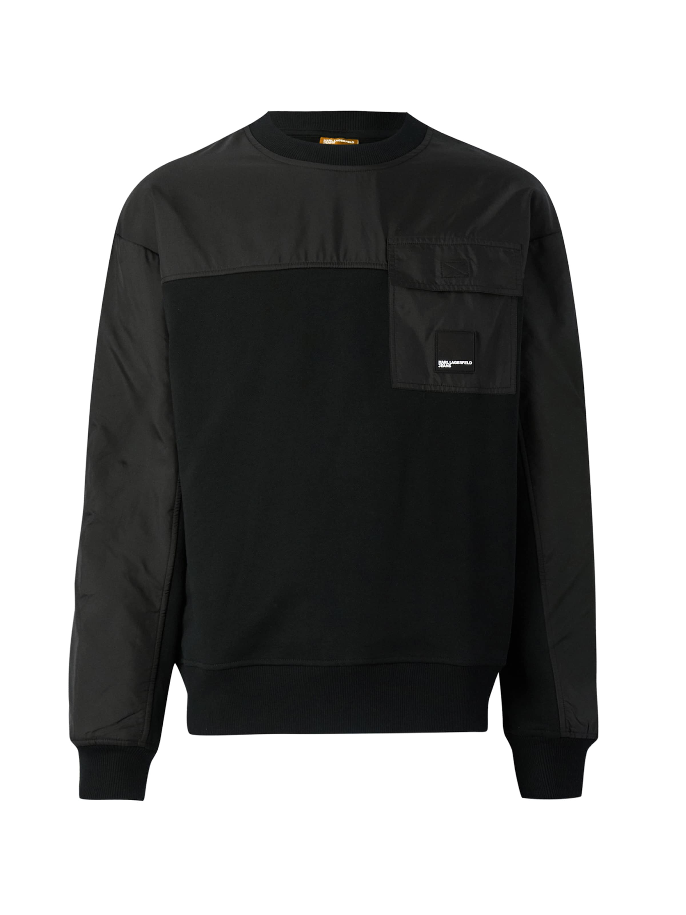 KARL LAGERFELD JEANS - Sudadera en negro: frente