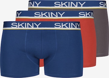 Boxers Skiny en bleu : devant