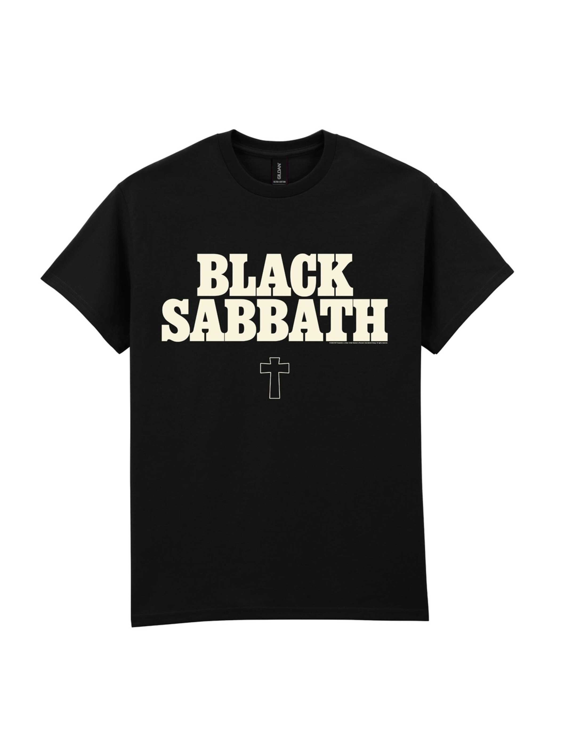 Maglietta di BLACK SABBATH in nero: frontale