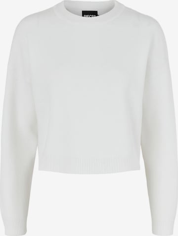 PIECES Sweater 'Hesa' in White: front