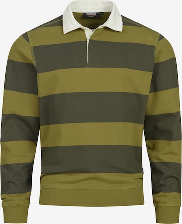 INDICODE JEANS Sweatshirt 'Dinaro' in Groen: voorkant