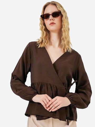 Bigdart - Blusa em castanho