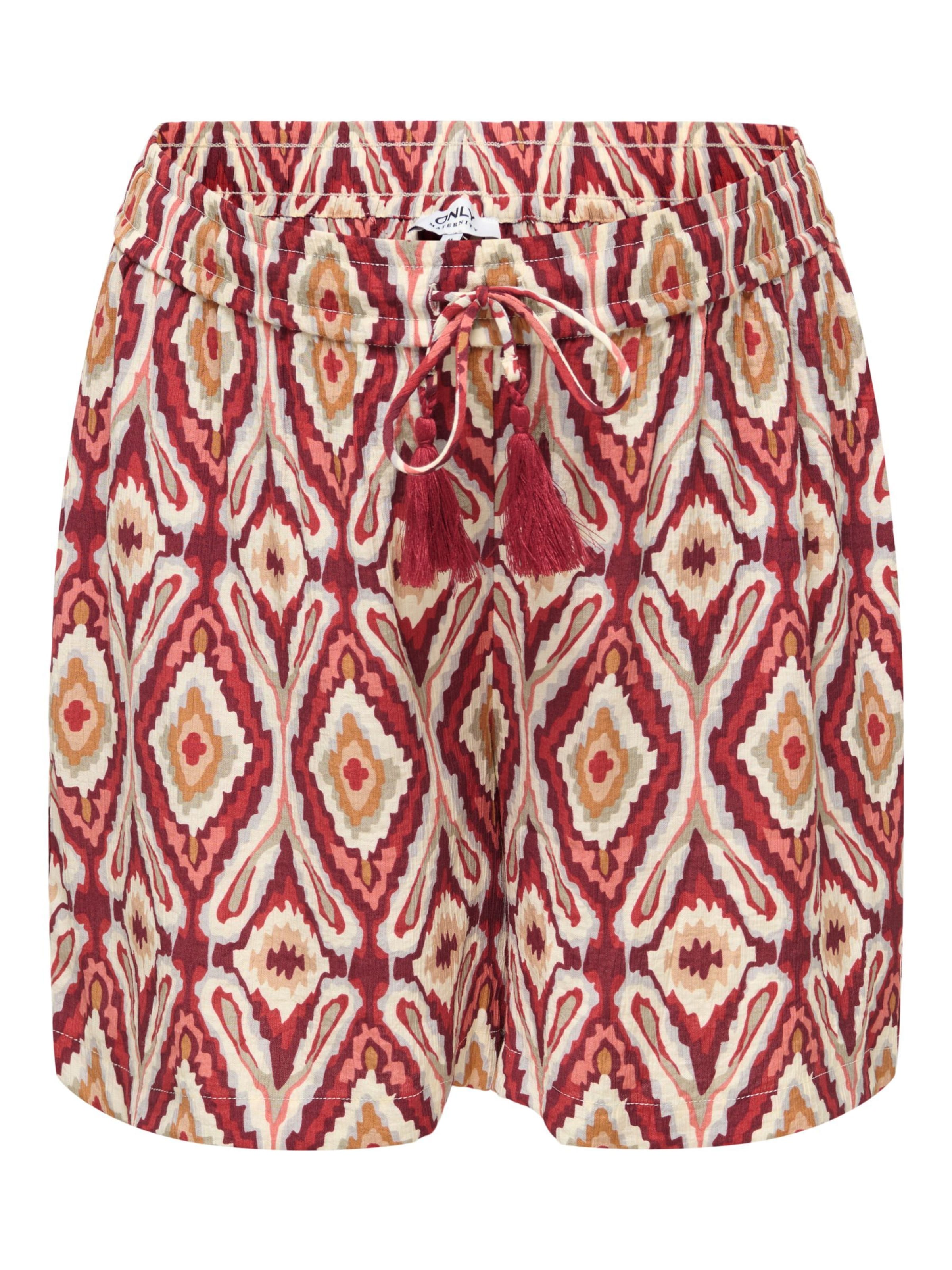 Only Maternity - regular Pantalón 'OLMMikasi' en rojo: frente