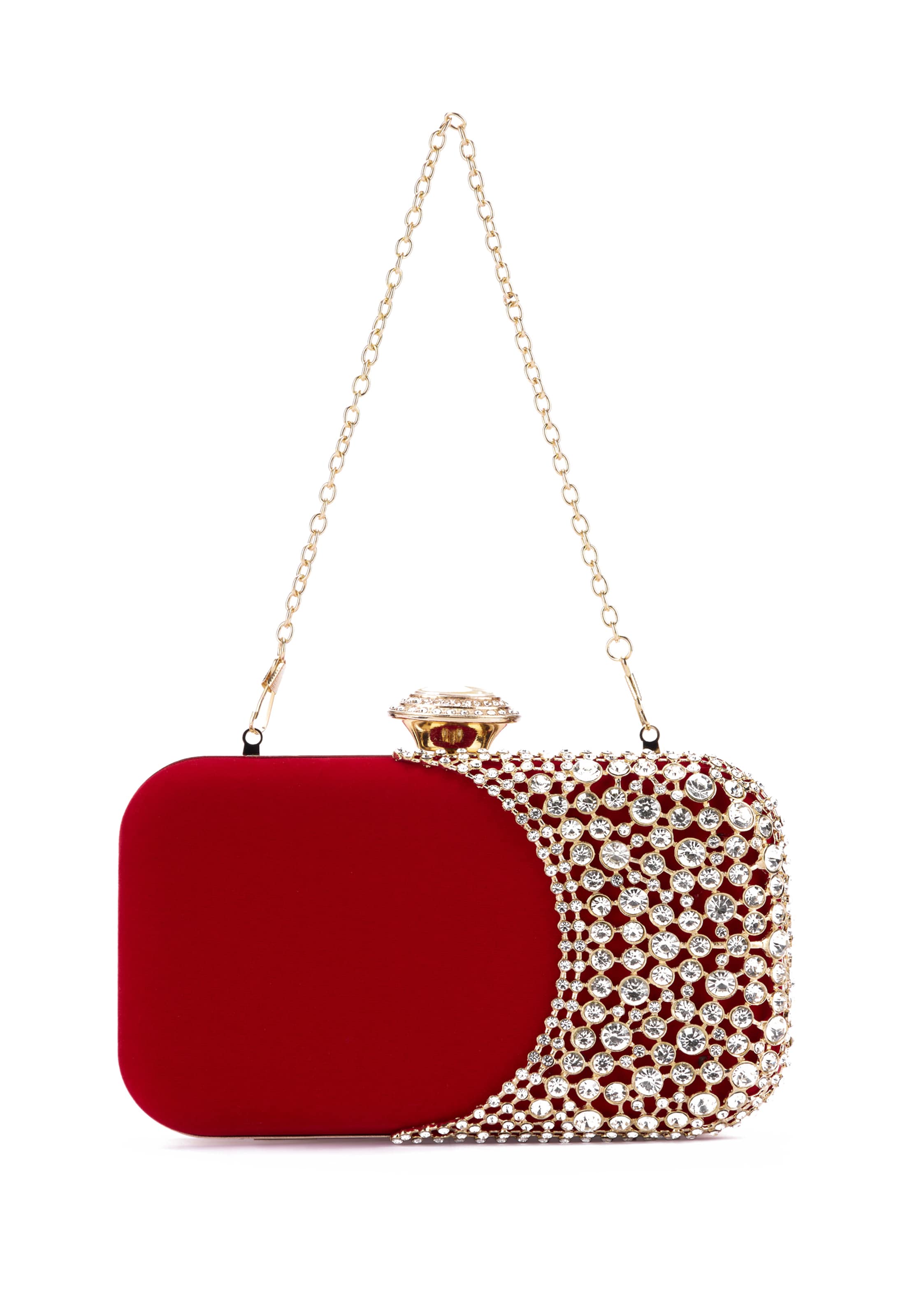 faina - Clutches em vermelho: frente