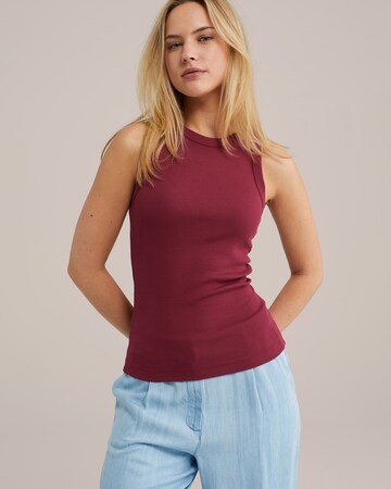 Top di WE Fashion in rosso: frontale