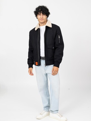 Bombers Winterjas 'AVIATOR MEN' in Zwart