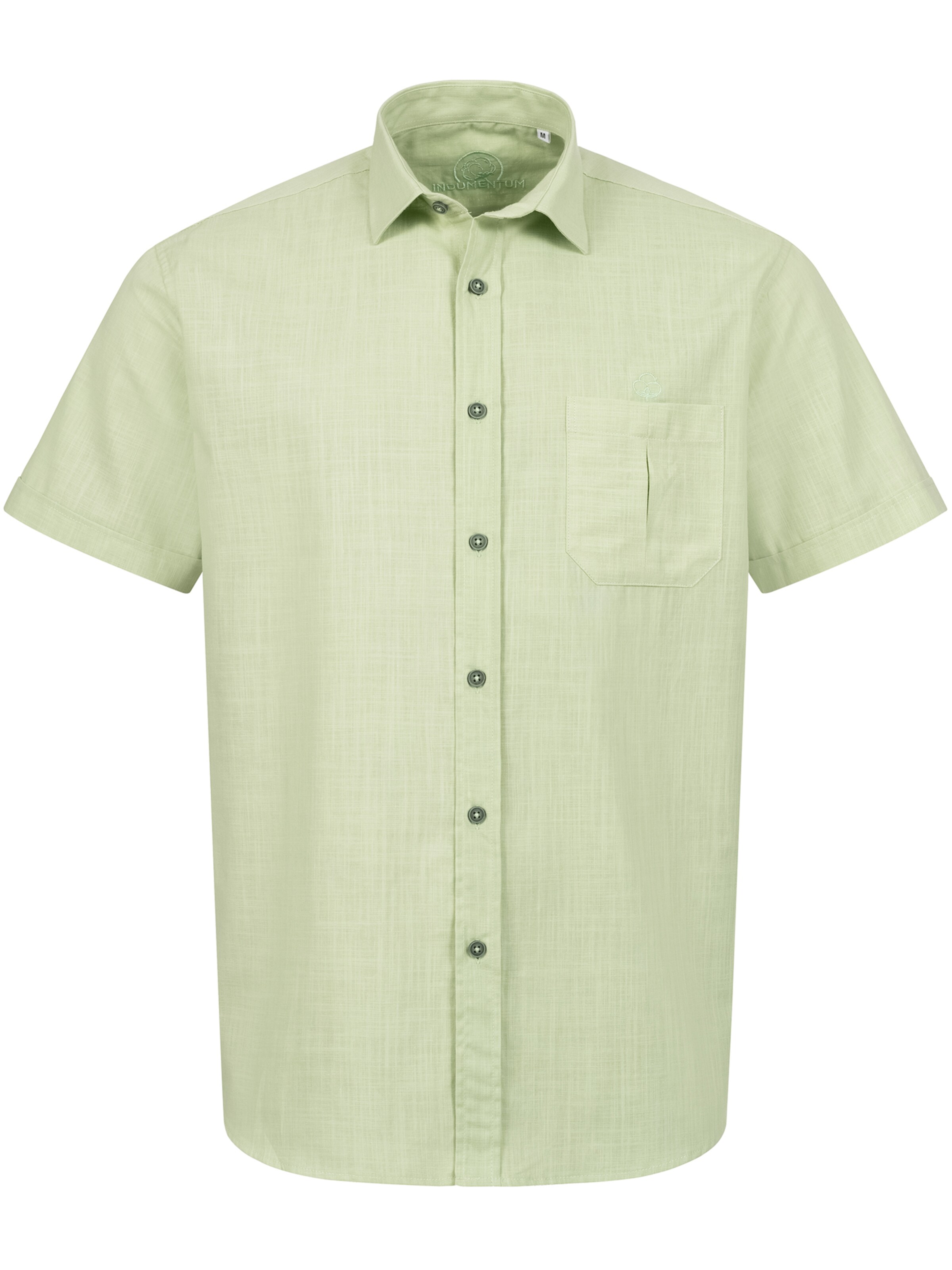 Indumentum Regular Fit Hemd in Grün: Vorderseite