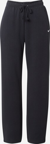 Nike Sportswear - Loosefit Pantalón en negro: frente
