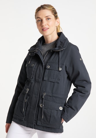 usha BLUE LABEL Winter Jacket in Grey: front