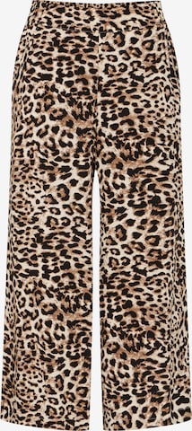 b.young Wide Leg Housut 'BYMMMJOELLA' värissä beige: etupuoli