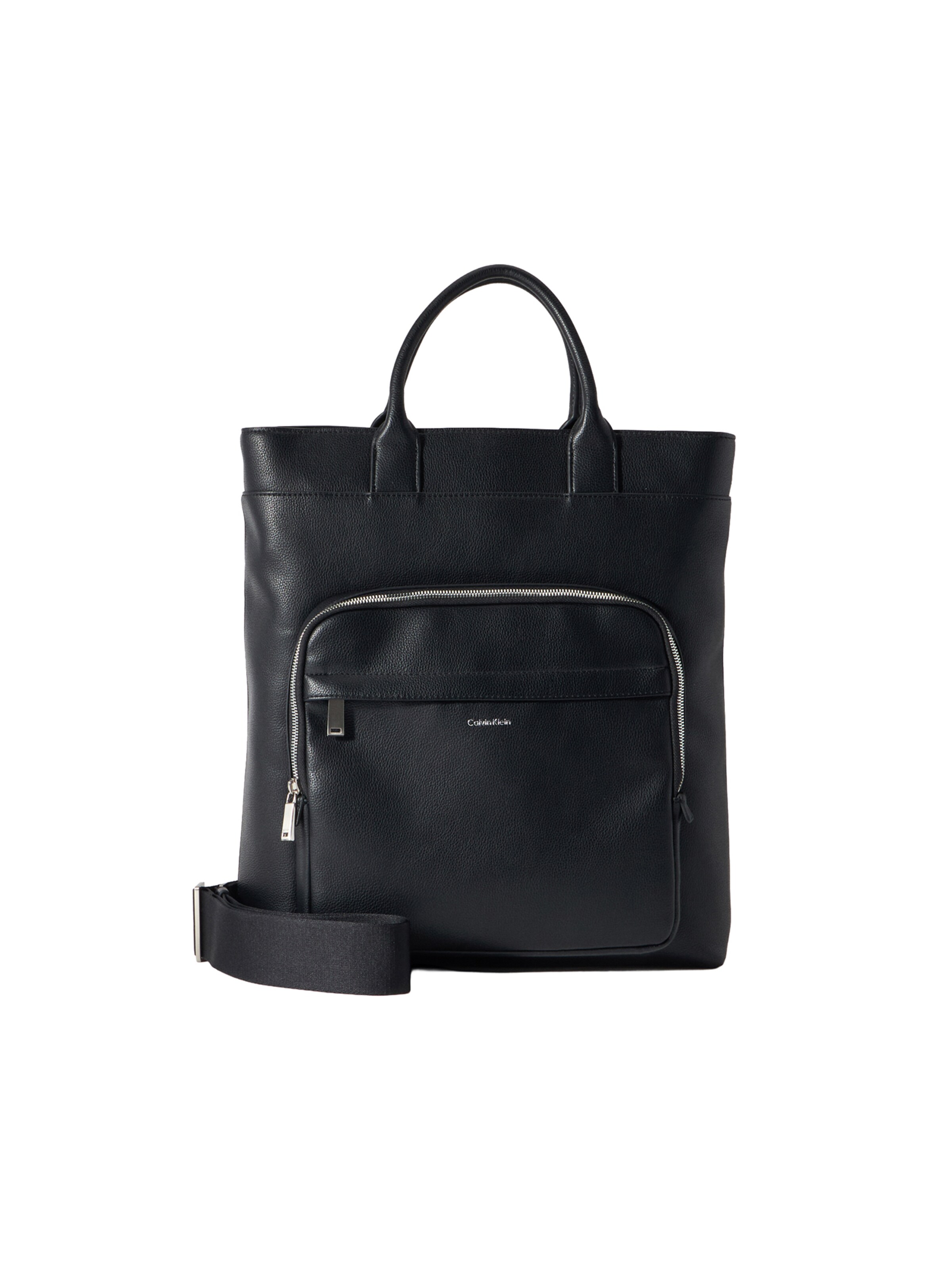 Cabas 'RAISED' Calvin Klein en noir : devant